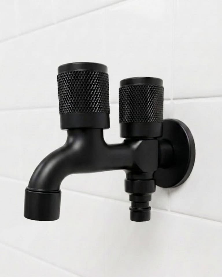 2 in 1 Premium Double Tap For Bathroom & Washing Areas - Royal Sanitary