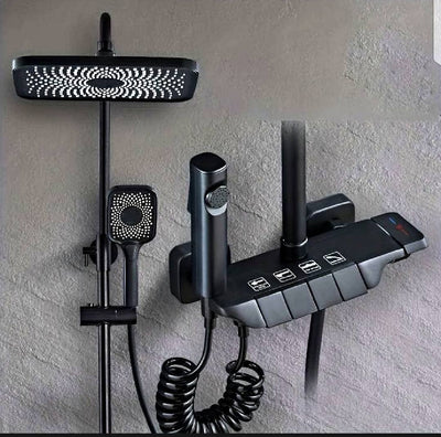 Piano Buttons Bathroom Shower Set