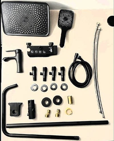 Piano Buttons Bathroom Shower Set