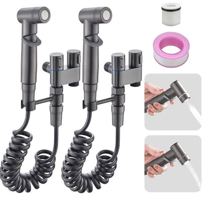 Commode Double Tap With Toilet Shower