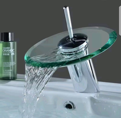 Glass Waterfall Bathroom Besone Faucet