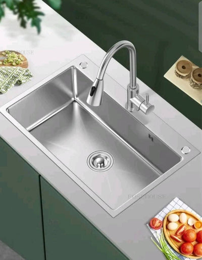Hand Made Single Bowl Kitchen Sink