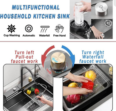 Waterfall Kitchen Hand Made Sink