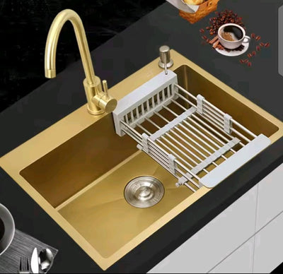 Hand Made Single Bowl Kitchen Sink