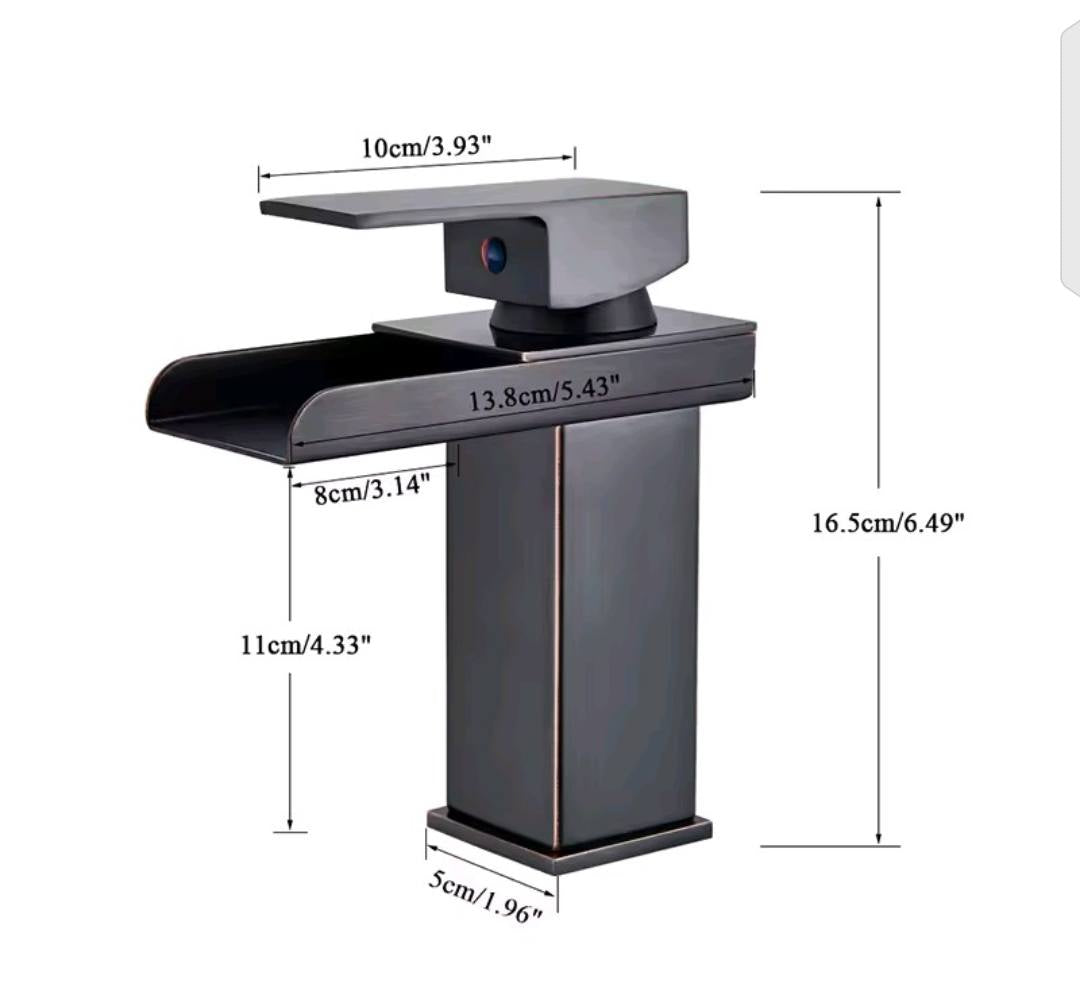 Waterfall Short bathroom Vanity Besone Faucet
