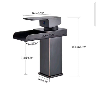 Waterfall Short bathroom Vanity Besone Faucet