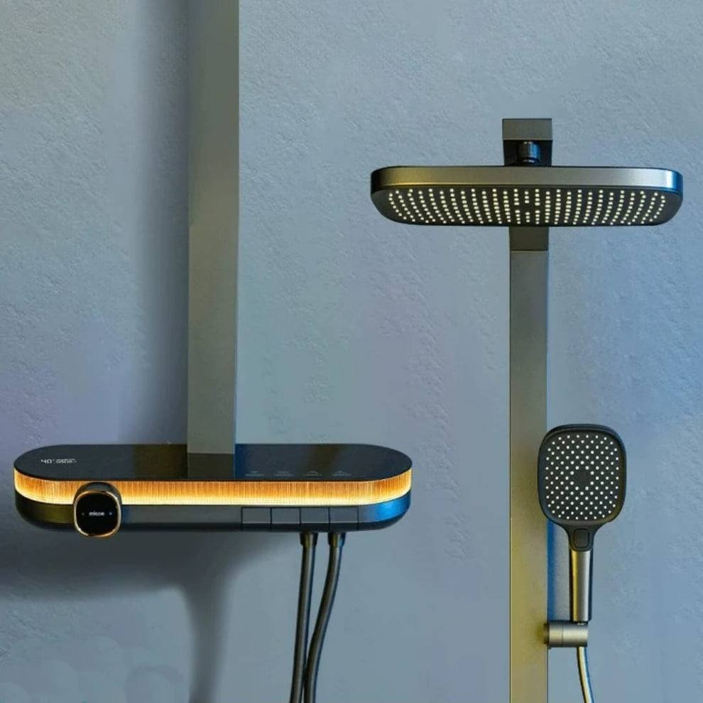 Luxury Piano Shower Set