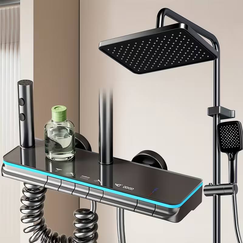 Multifunctional Piano LED Shower Set