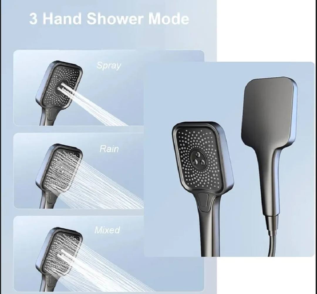 Piano Digital Temperature Shower Set