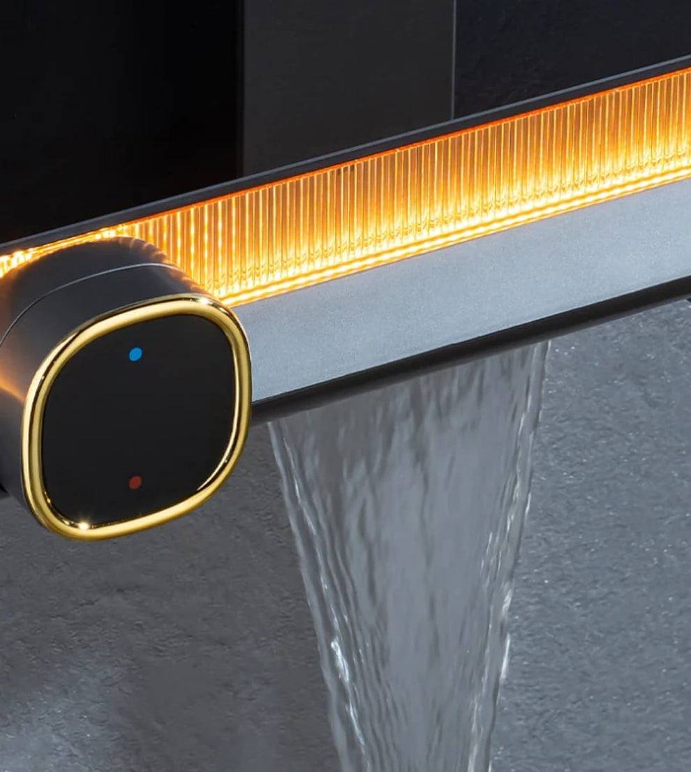 Luxury Piano Shower Set