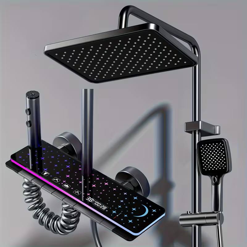 Piano LED Shower Set
