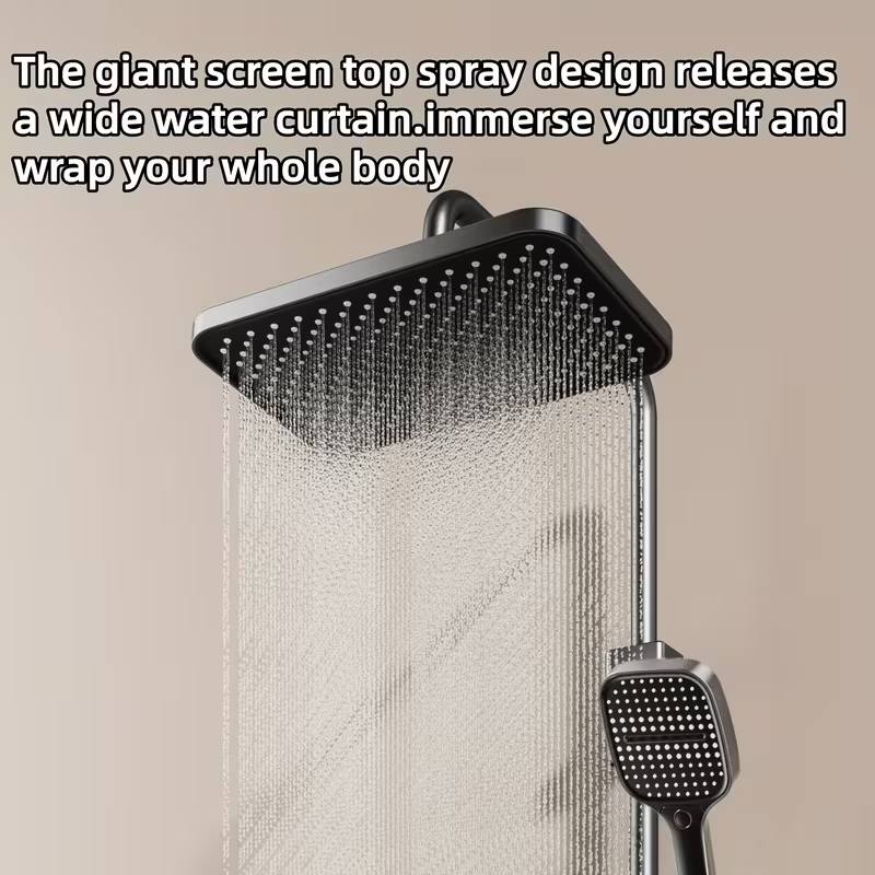 Multifunctional Piano LED Shower Set