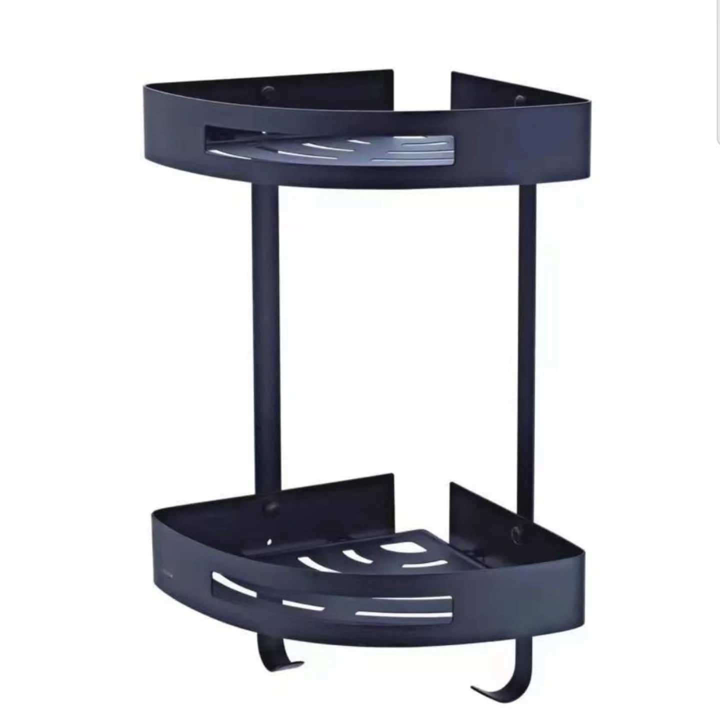 Bathroom Two Layers Corner Storage Shelf Stainless Steel - Royal Sanitary