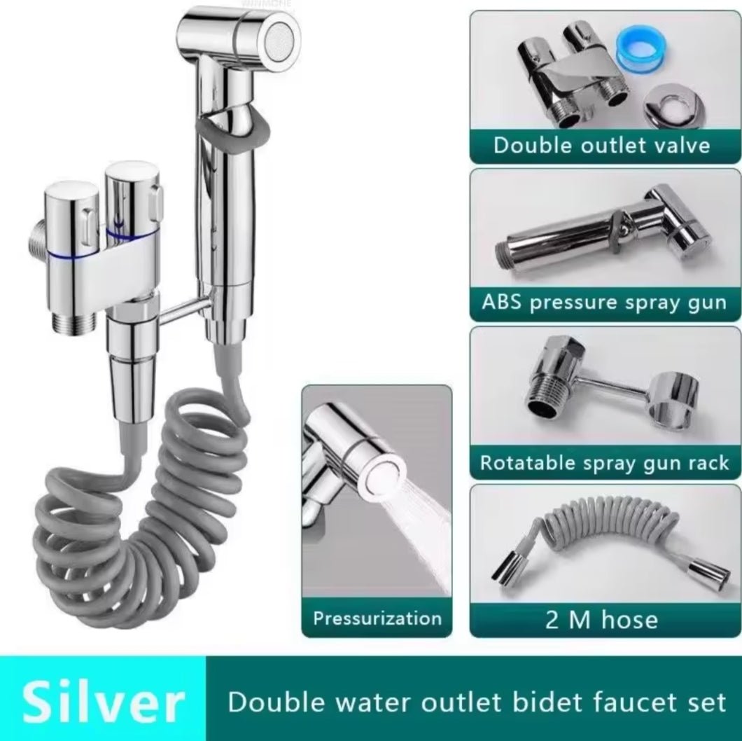 Commode Double Tap With Toilet Shower - Royal Sanitary