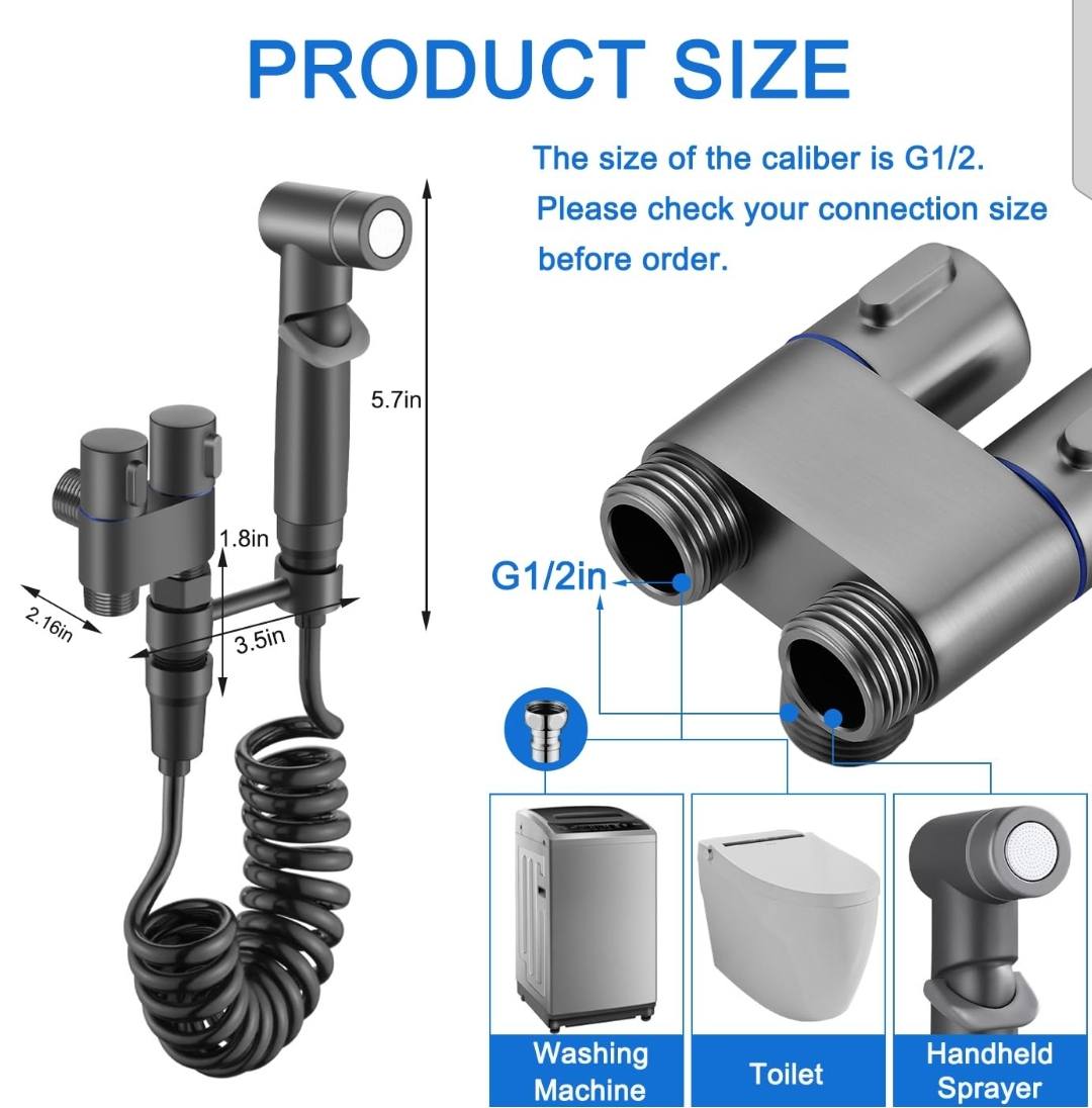 Commode Double Tap With Toilet Shower - Royal Sanitary