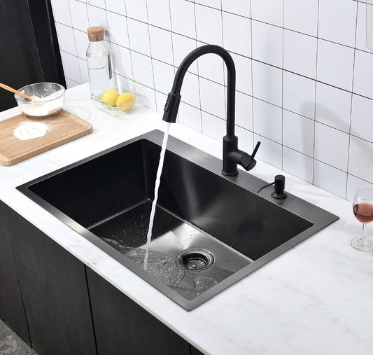 Hand Made Single Bowl Kitchen Sink - Royal Sanitary
