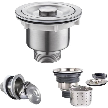 Kitchen Sink Drain Strainer Set - Royal Sanitary