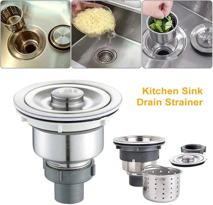 Kitchen Sink Drain Strainer Set - Royal Sanitary