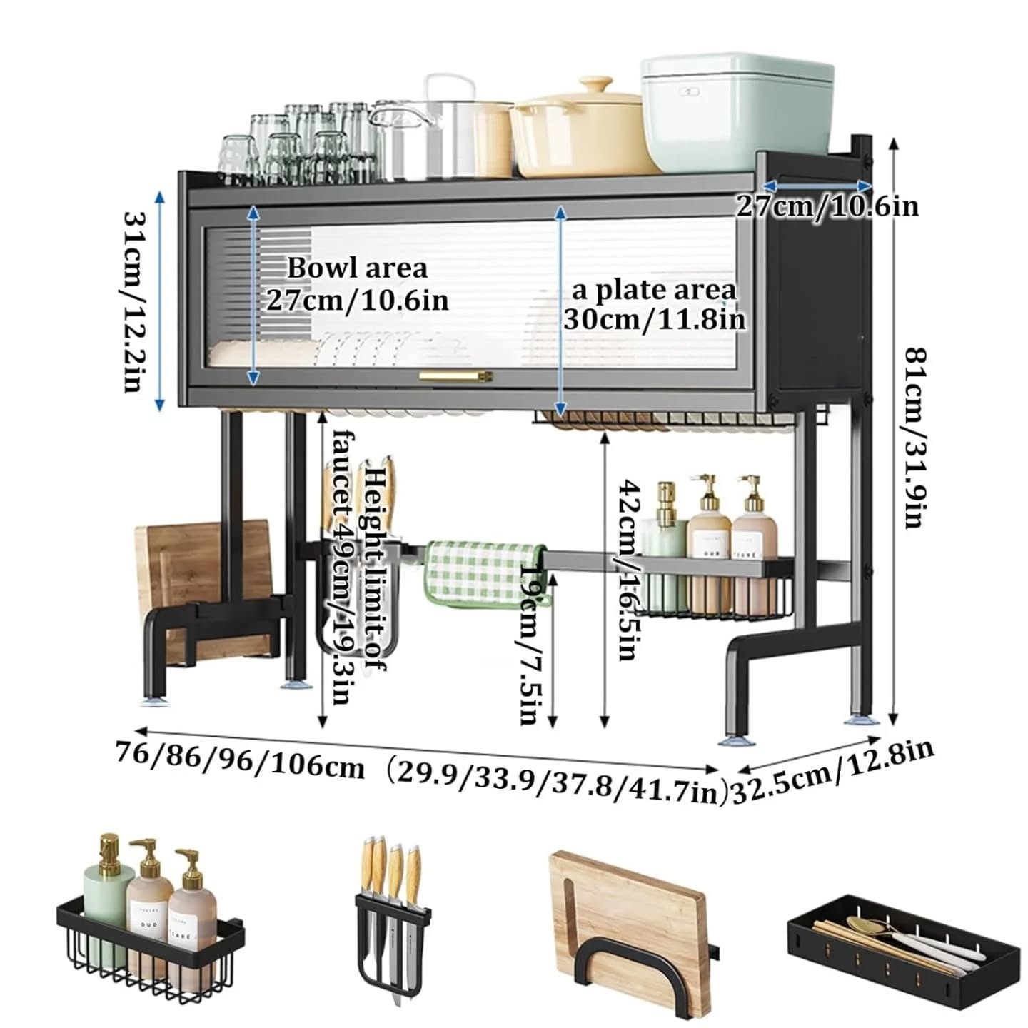 Kitchen Storage Rack - Royal Sanitary