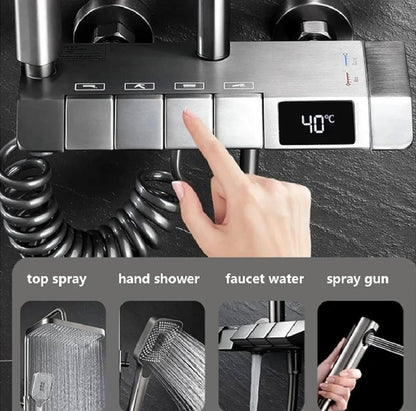 Piano Digital Temperature Shower Set - Royal Sanitary
