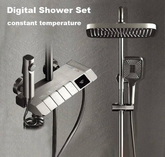 Piano Digital Temperature Shower Set - Royal Sanitary