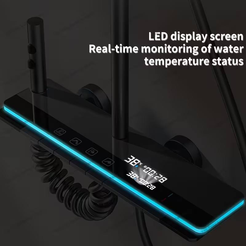Piano LED Bathroom Shower Set - Royal Sanitary