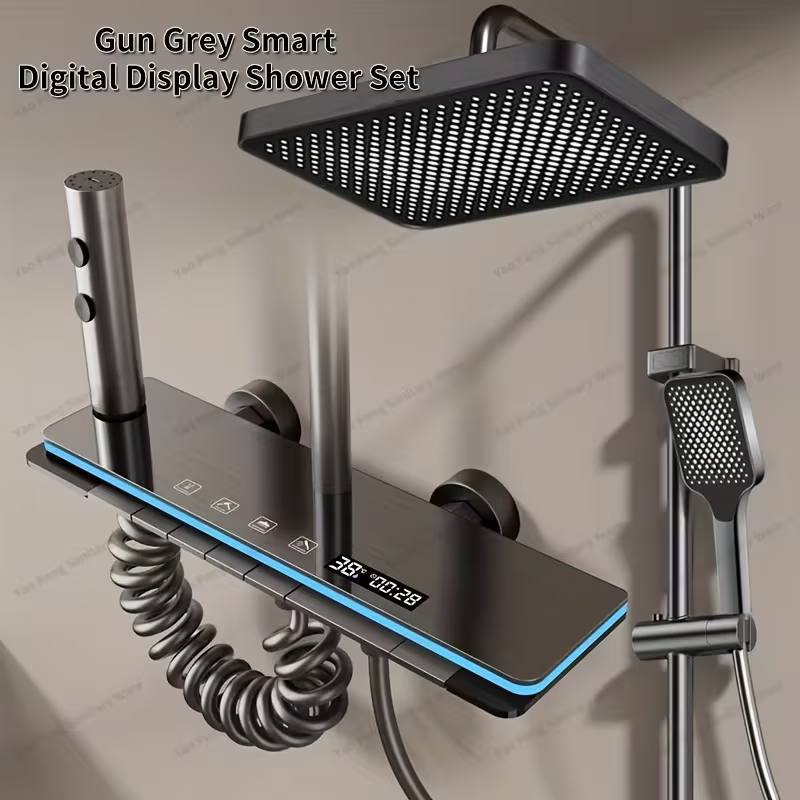 Piano LED Bathroom Shower Set - Royal Sanitary