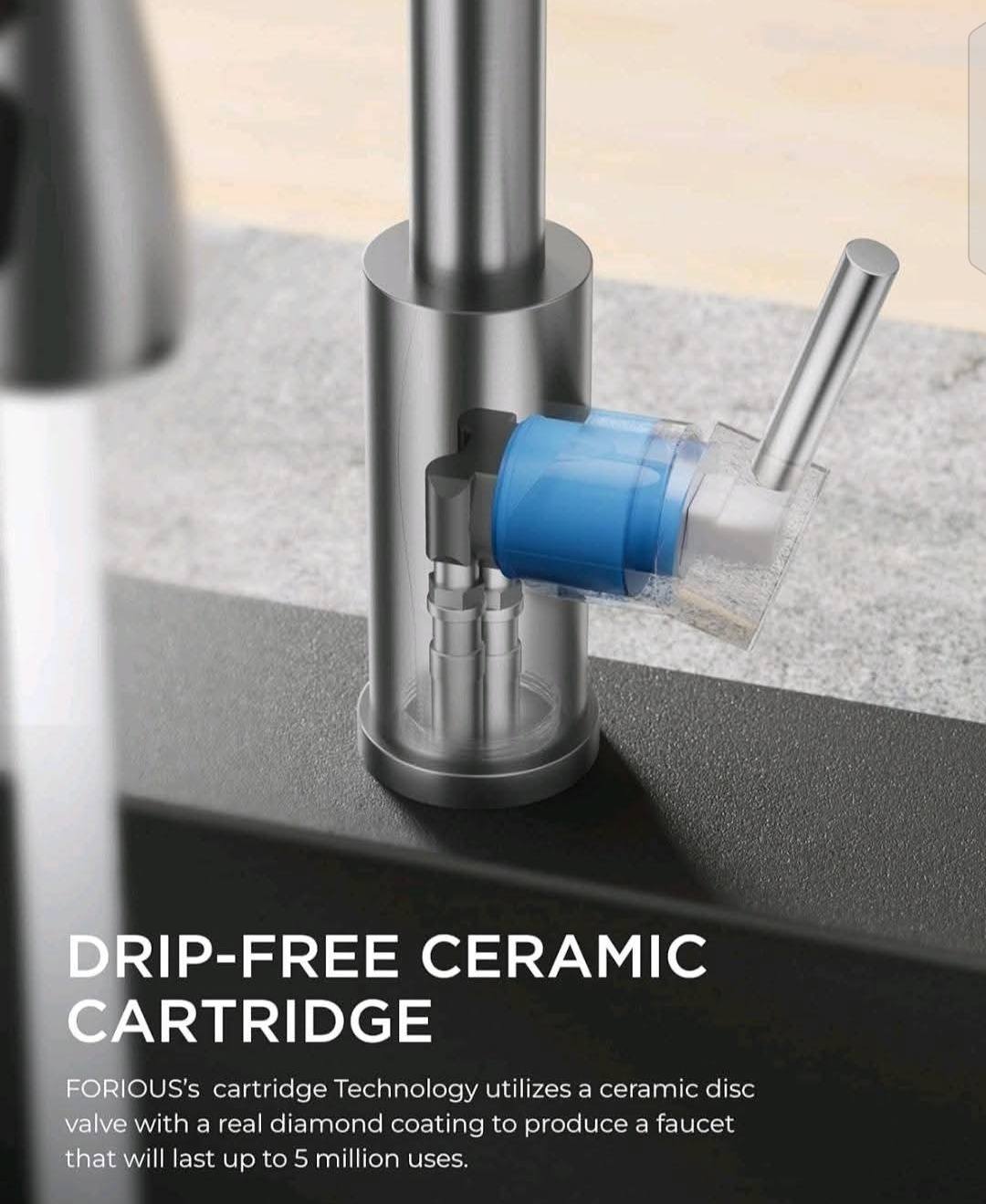 Pullout Kitchen Sink Faucet - Royal Sanitary
