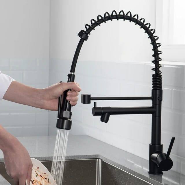 Pullout Kitchen Sink Faucet - Royal Sanitary