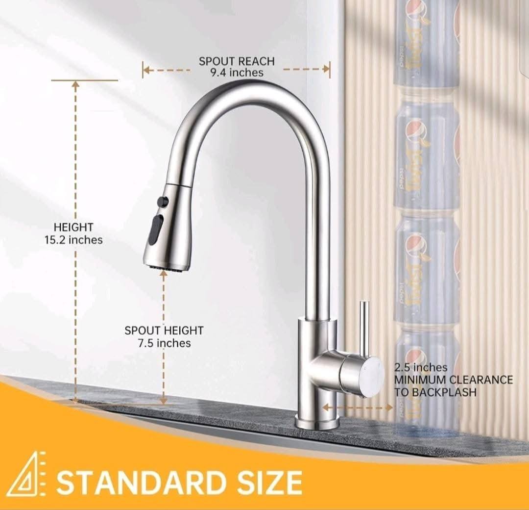 Pullout Kitchen Sink Faucet - Royal Sanitary