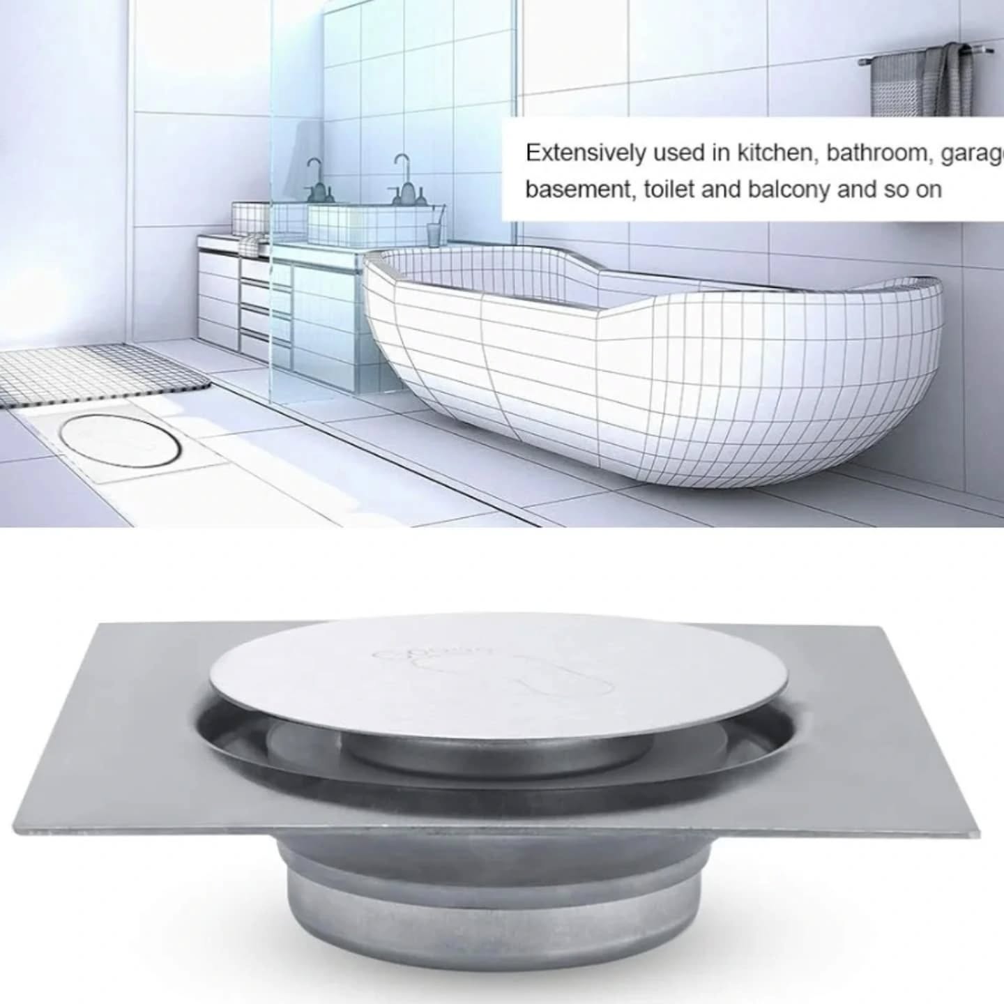 Pushup Floor Drain - Royal Sanitary