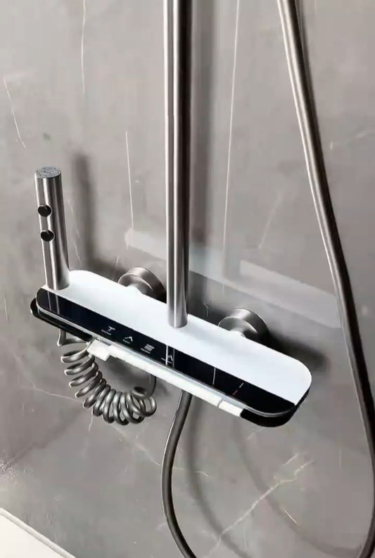 Piano + LED Shower Set Complete