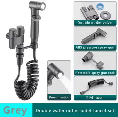 Commode Double Tap With Toilet Shower