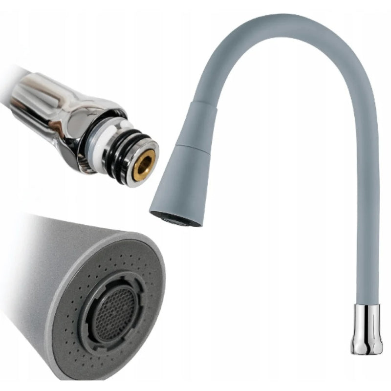 360° Flexible Rubber Neck For Kitchen & Bathroom Taps
