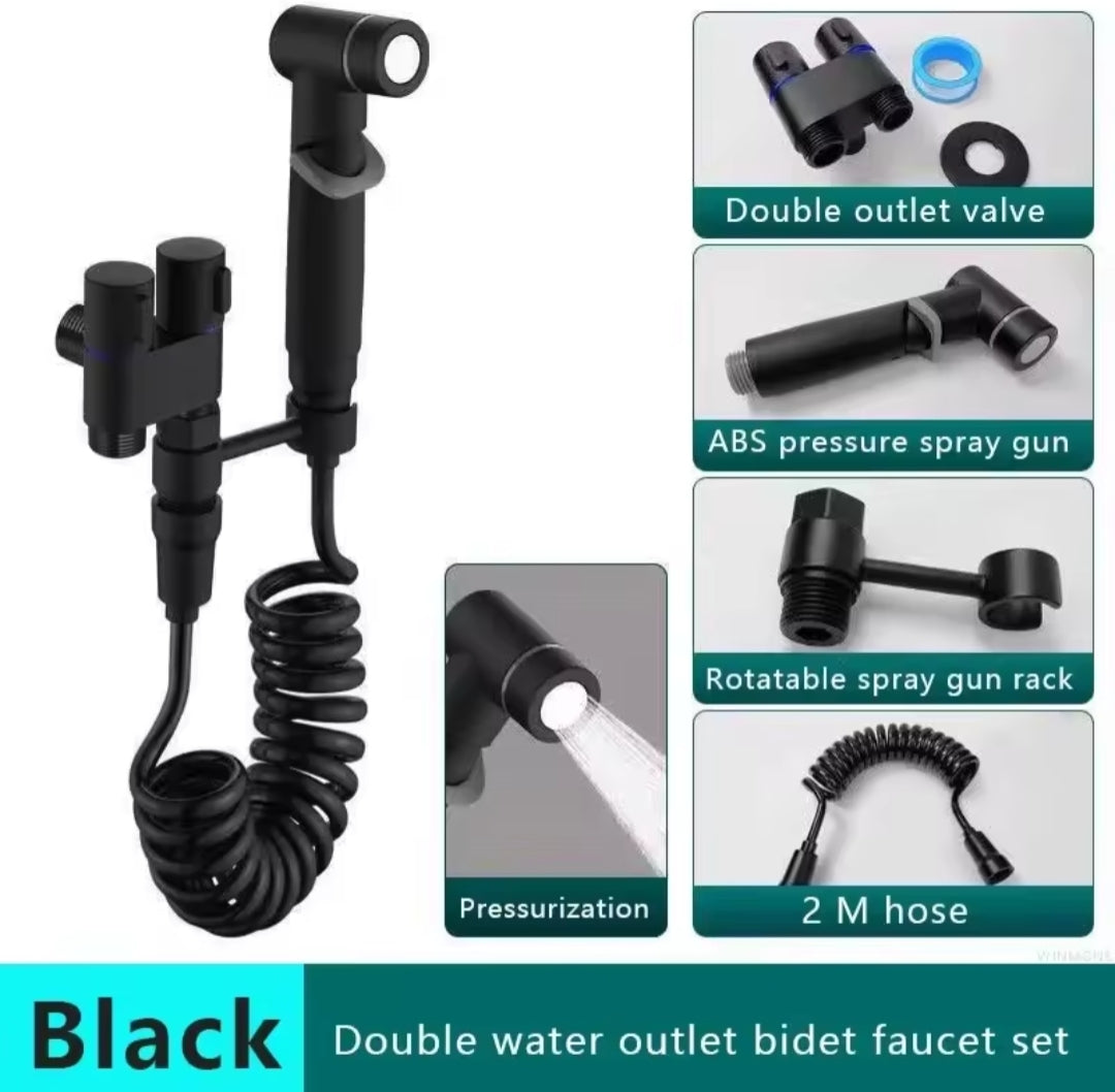 Commode Double Tap With Toilet Shower