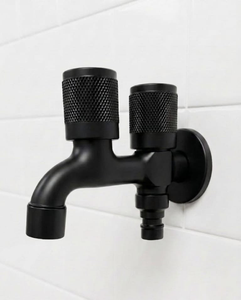 2 in 1 Premium Double Tap For Bathroom & Washing Areas