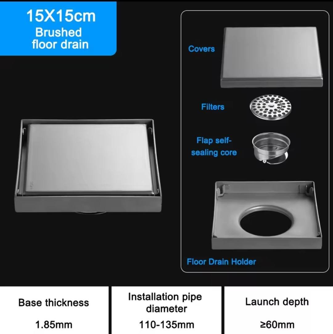 Tile Insert Floor Drain - Royal Sanitary