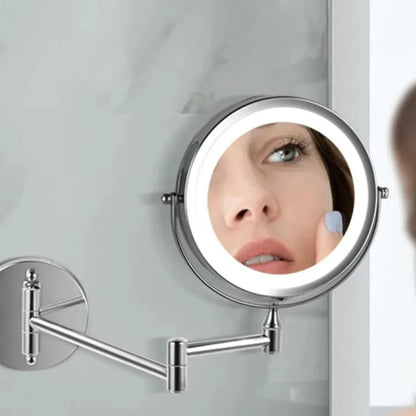Wall Mounted 1080° Rotatable LED Mirror - Royal Sanitary
