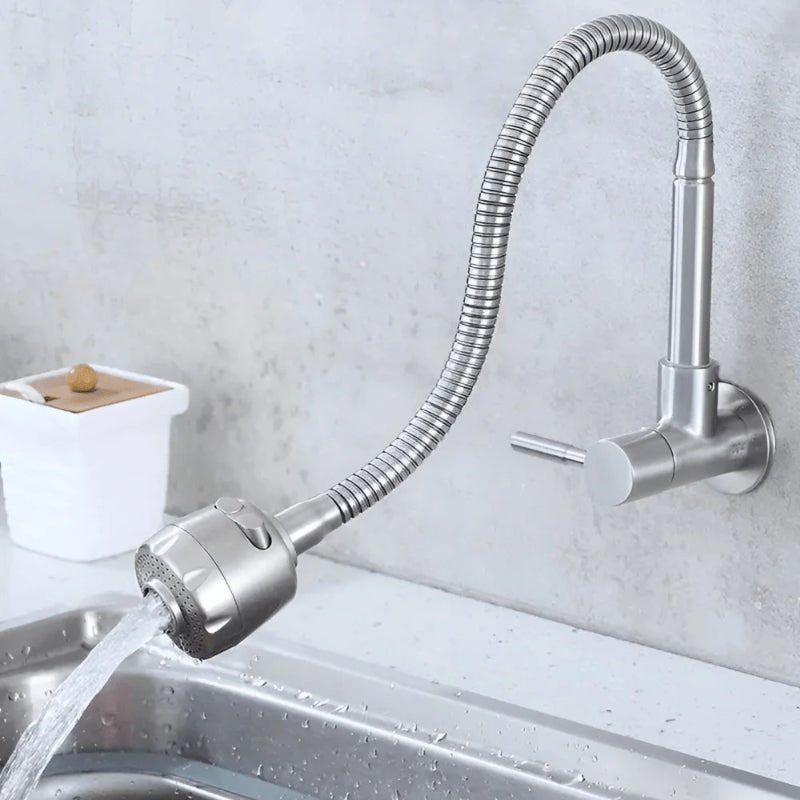 Wall Mounted Flexible Kitchen Tap - Royal Sanitary