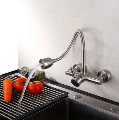 Wall Mounted Flexible Kitchen Tap - Royal Sanitary